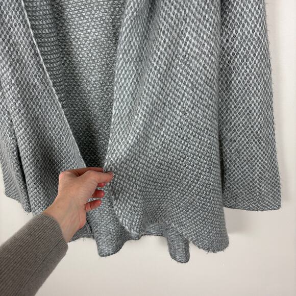 Wooden Ships (Anthropologie) Gray cardigan S/M mohair wool cozy minimalist comfy - Picture 4 of 7